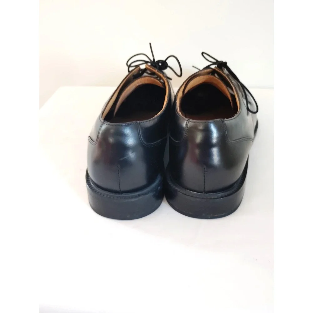 Rockport Men Style Leader 2 Bike Toe Oxford Black Leather Comfy Dress Shoes 10.5